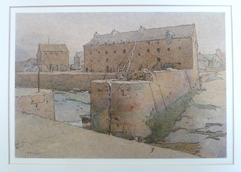 A Harbour at Low Tide