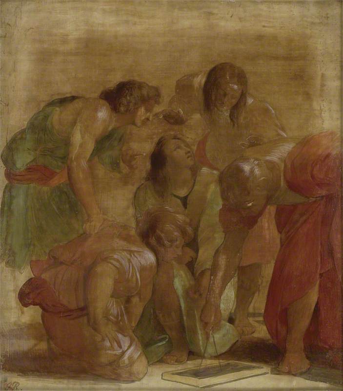 The Archimedes Group from 'The School of Athens'