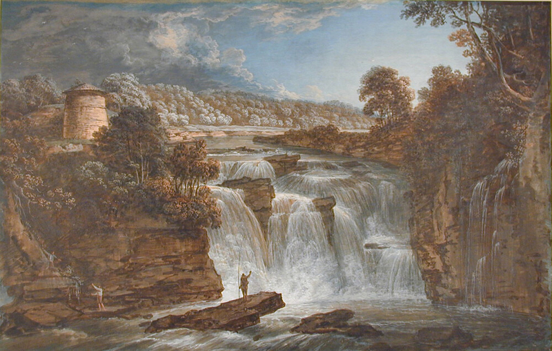 View of the Clyde: Bonnington Linn