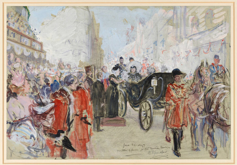 Presentation of Flowers at the Mansion House