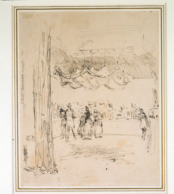 Sketch of the Interior of the Suffolk Street Gallery during an Exhibition