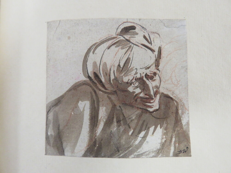 Recto: Head of an old man 
Verso: Head of an old man