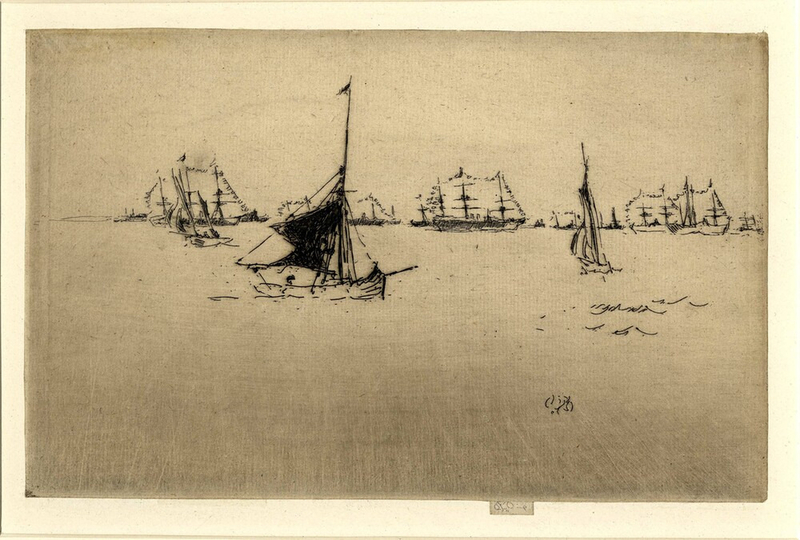 The fleet. Evening