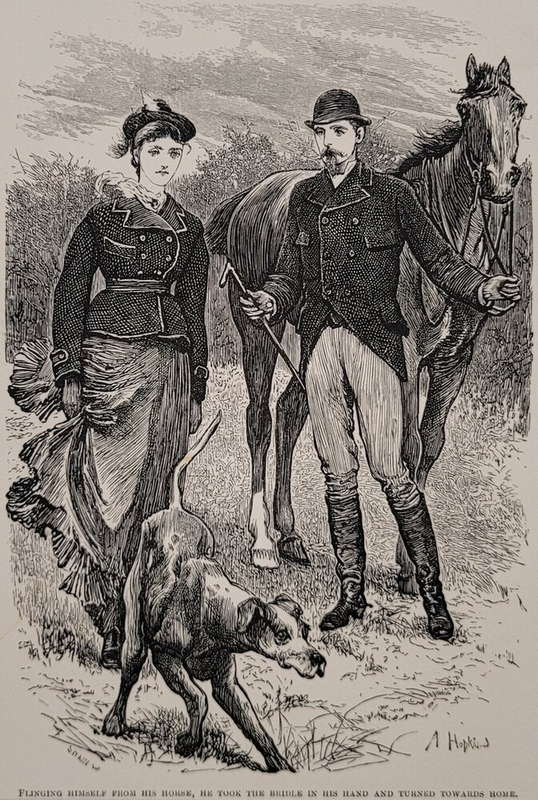 Flinging Himself from His Horse, He Took the Bridle in His Hand and Turned Towards Home