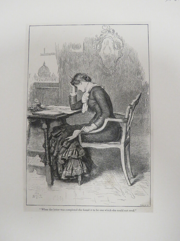'When the letter was completed she found it to be one which she could not send.'