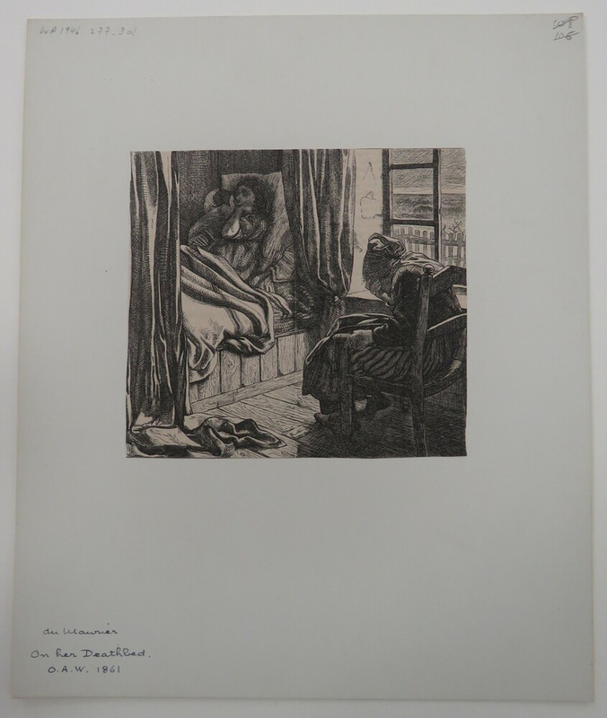 Scene from 'On her Deathbed'