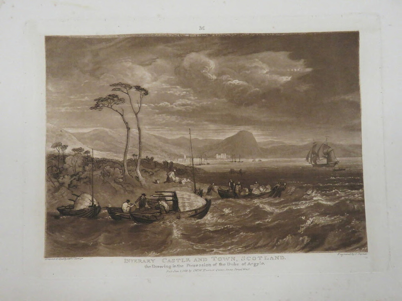 Inverary Castle and Town, from the Liber Studiorum
