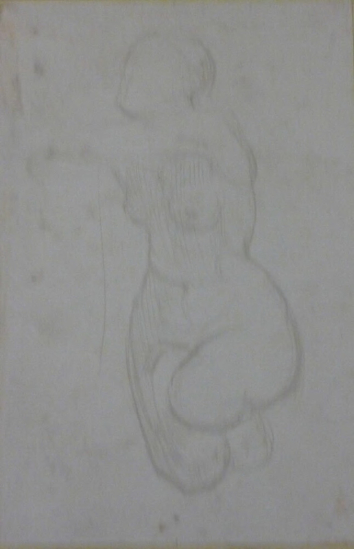 Kneeling Woman turning to her right