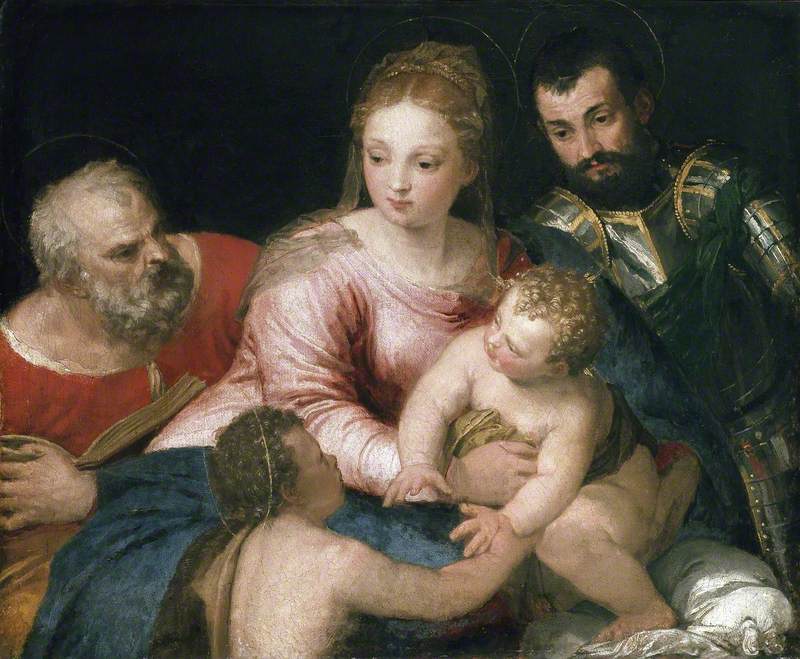 The Holy Family with the young St John the Baptist and St George