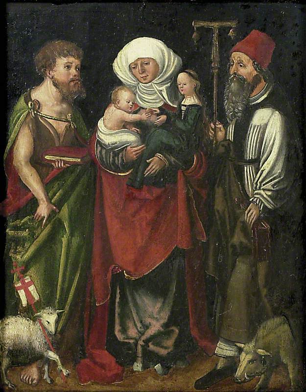 St Anne between St John the Baptist and St Anthony Abbot
