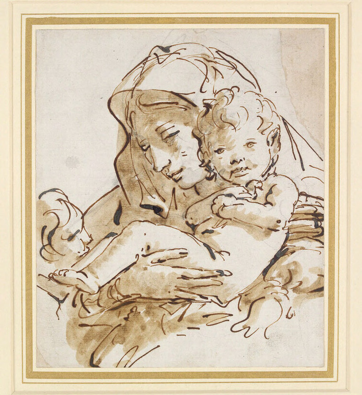The Virgin and Child with the Infant St John