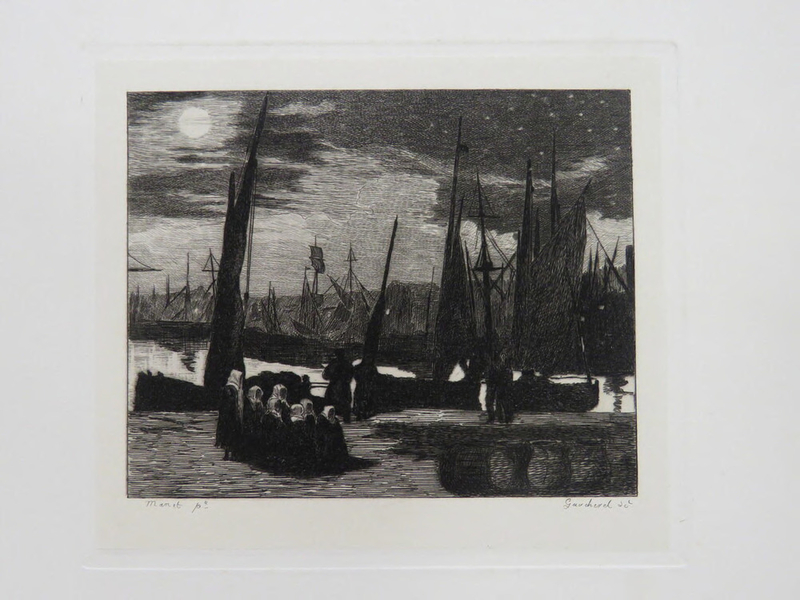Moonlight over Boulogne Harbour