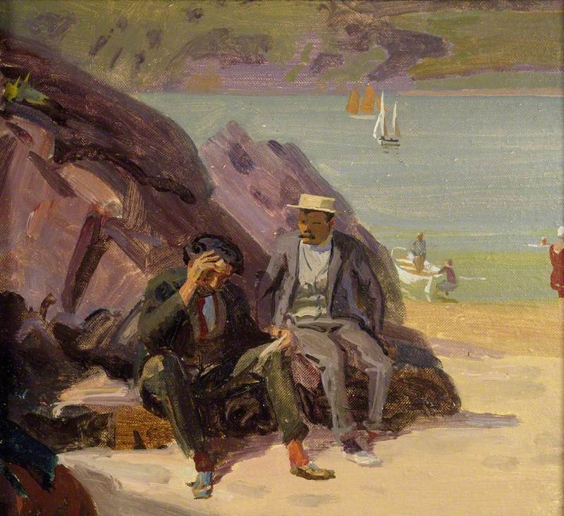 Two Men on a Beach