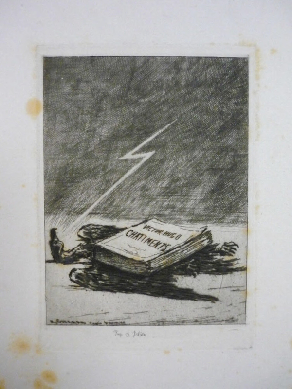 Illustration to Les Châtiments, by Victor Hugo: cover