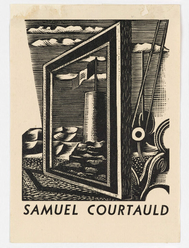 Bookplate for Samuel Courtauld