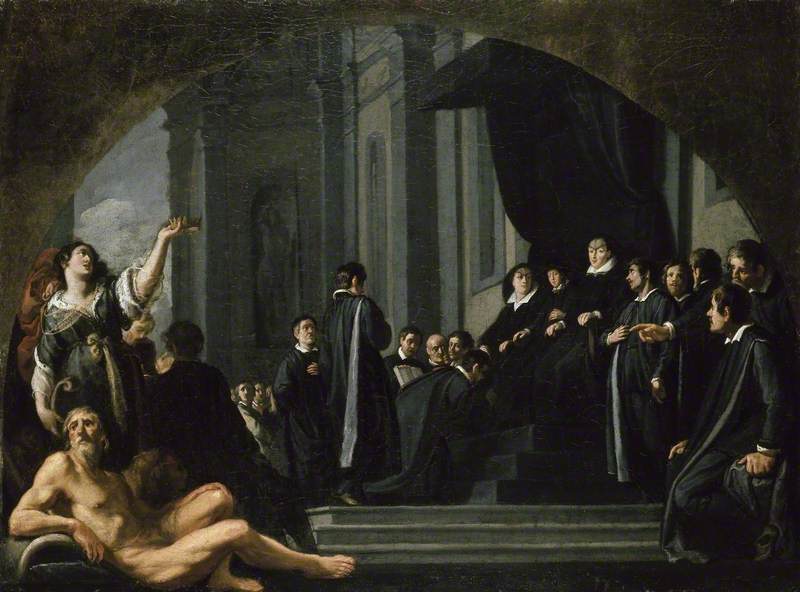 The Senators of Florence swearing Allegiance to Ferdinando II de' Medici