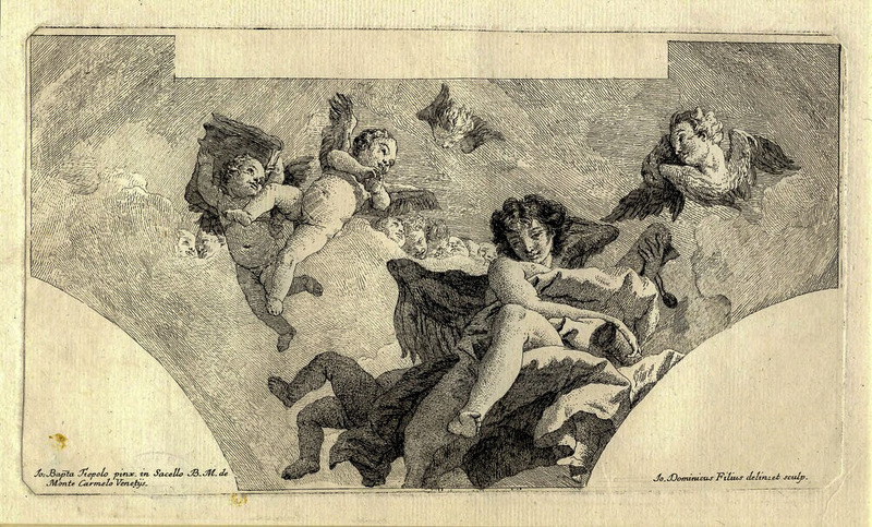 Angels tumbling in the sky