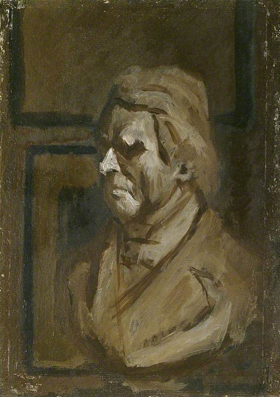 Bust of John Ruskin after the Marble Bust by J. E. Boehm in the Ruskin School of Drawing