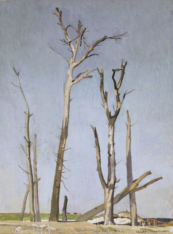 Landscape with dead Trees