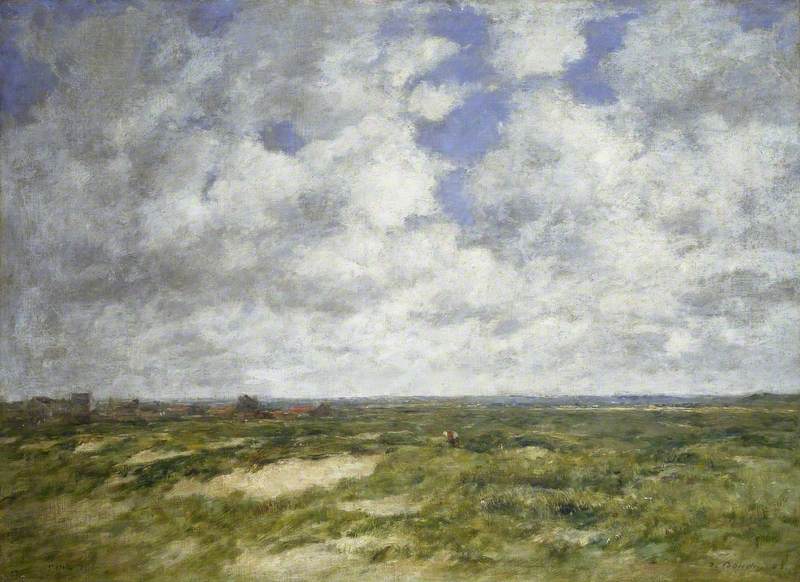 Berck, cloudy Landscape