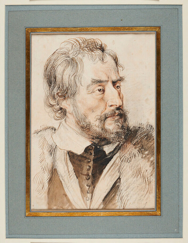 Portrait of Thomas Howard, Earl of Arundel, bust directed to right, wearing a fur-trimmed coat and collar of the Order of the Garter