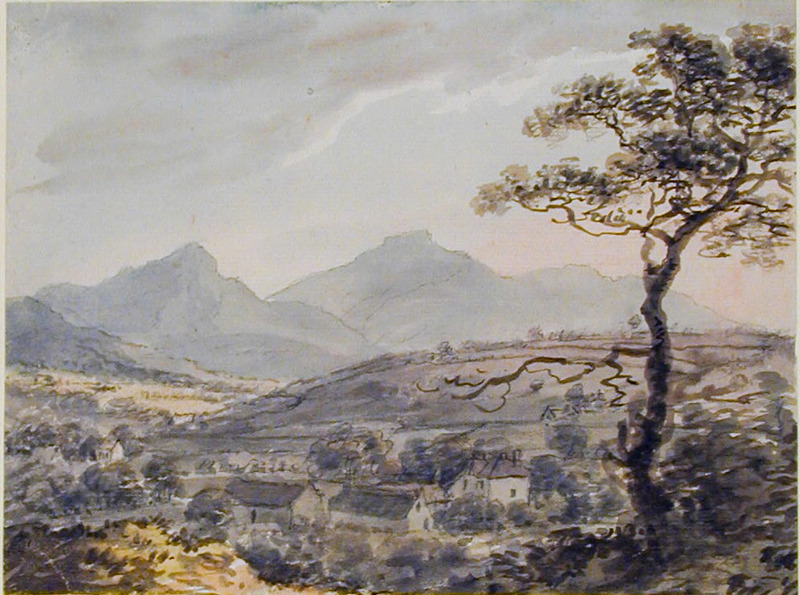 View of Abercynrig, near Brecon