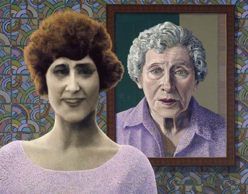 The Artist's Mother at 18 and 88