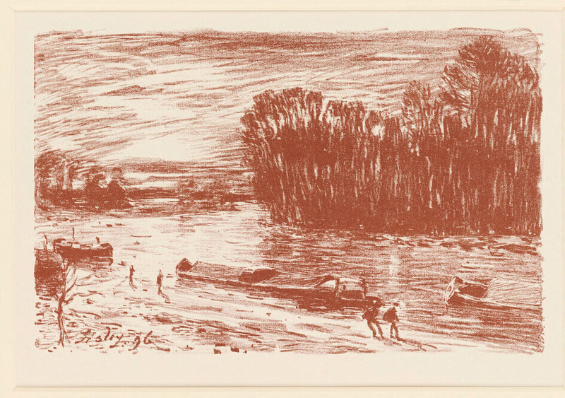 Bord du Loing près Saint-Mammes (Banks of the Loing near Saint-Mammes)