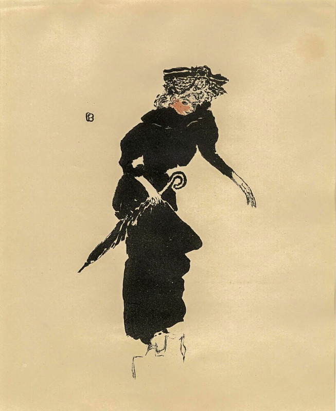 Femme au parapluie