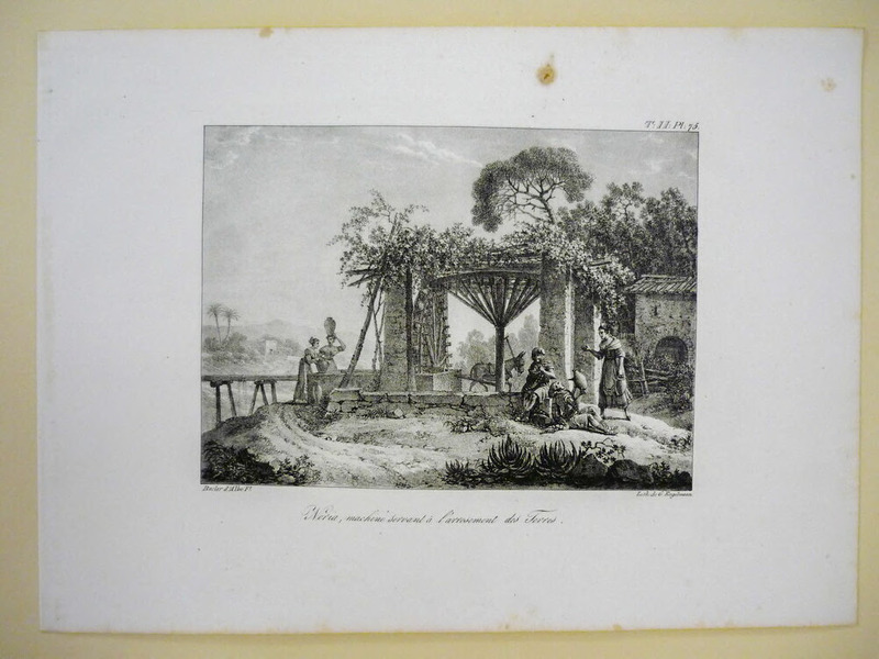 Noria, machine servant a l'arrosement des Terres