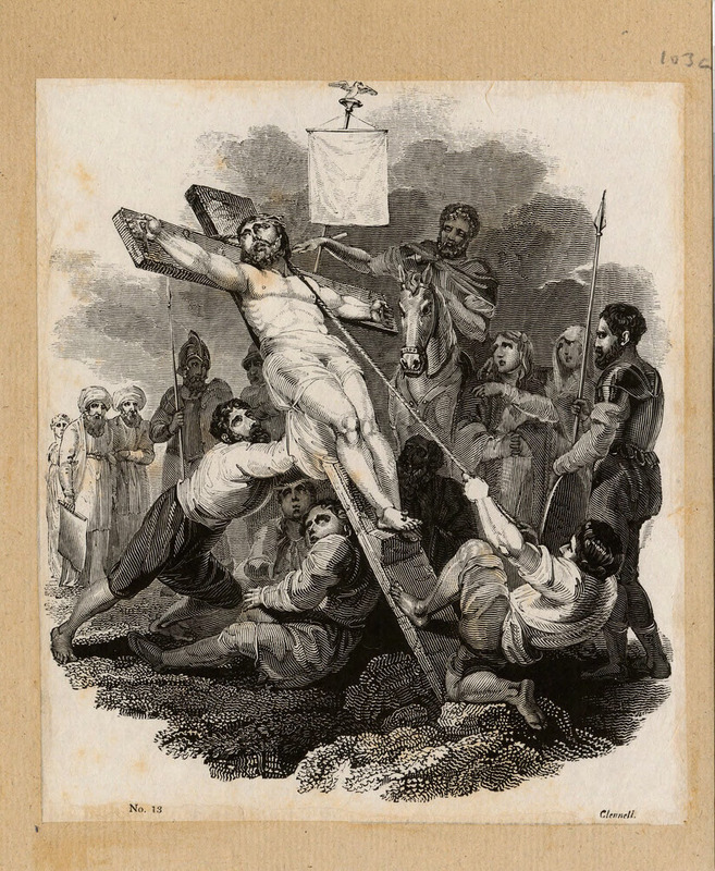 The raising of the cross