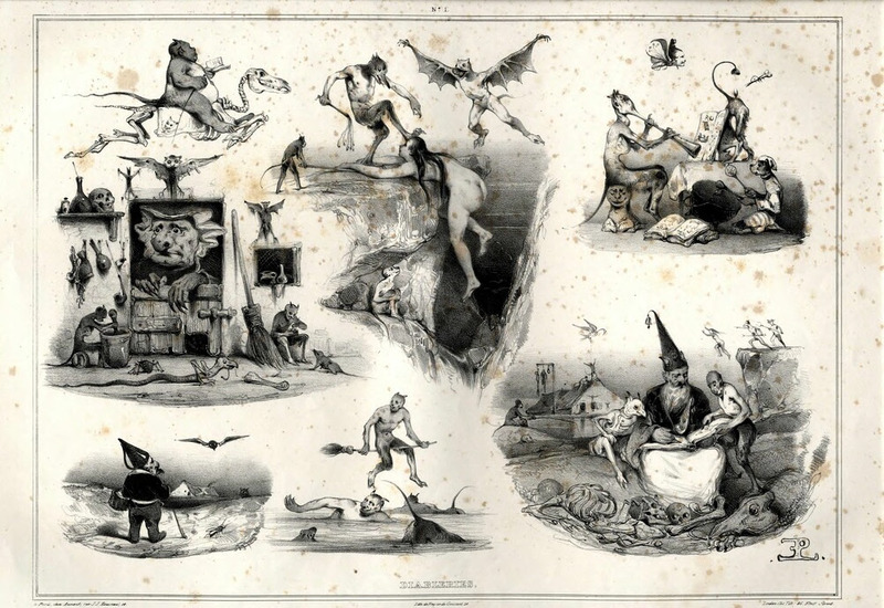 Plate 1 of Les Diables de Lithographies!
