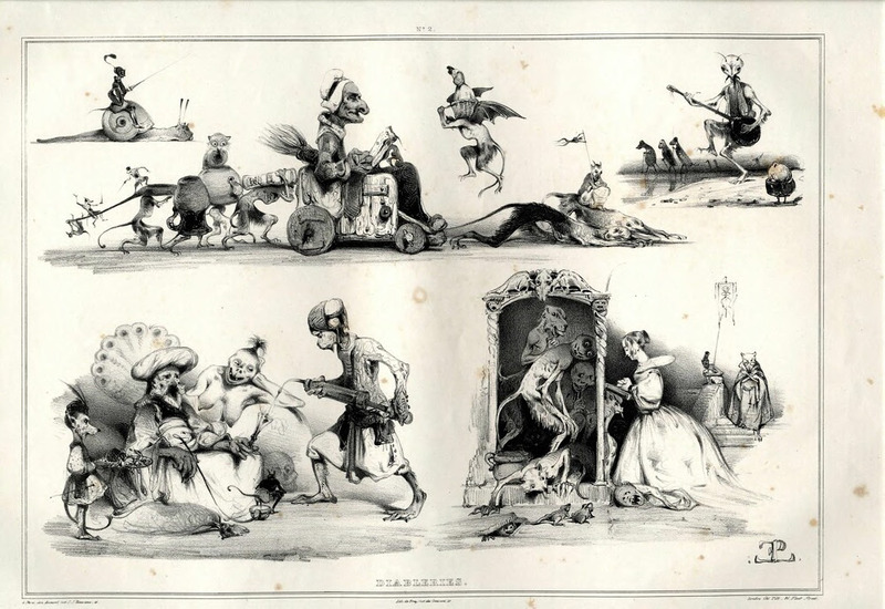 Plate 2 of Les Diables de Lithographies!