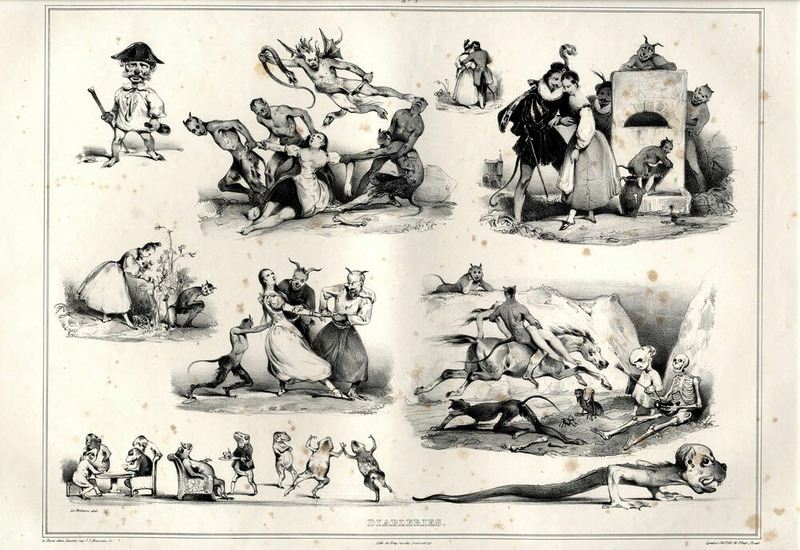 Plate 5 of Les Diables de Lithographies!