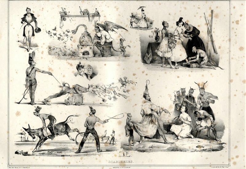 Plate 6 of Les Diables de Lithographies!