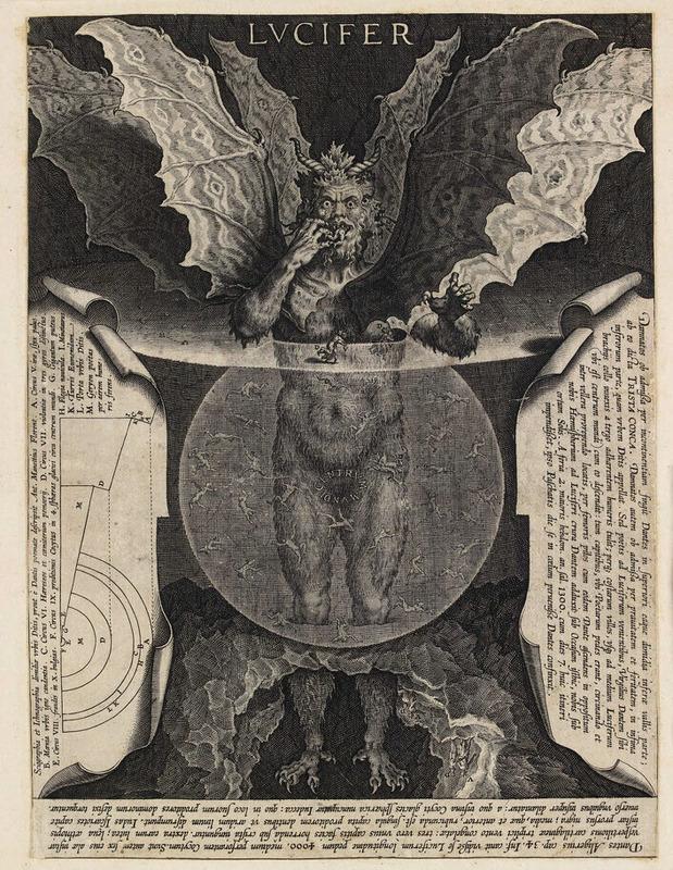 Dante's Lucifer in Hell