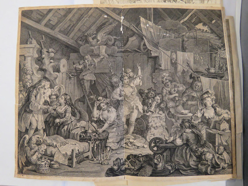 Strolling Actresses dressing in a Barn