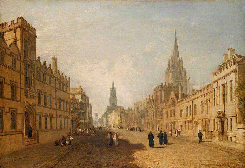 View of the High Street, Oxford