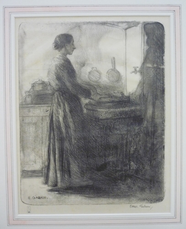 Laveuse de vaisselle (Woman washing dishes)