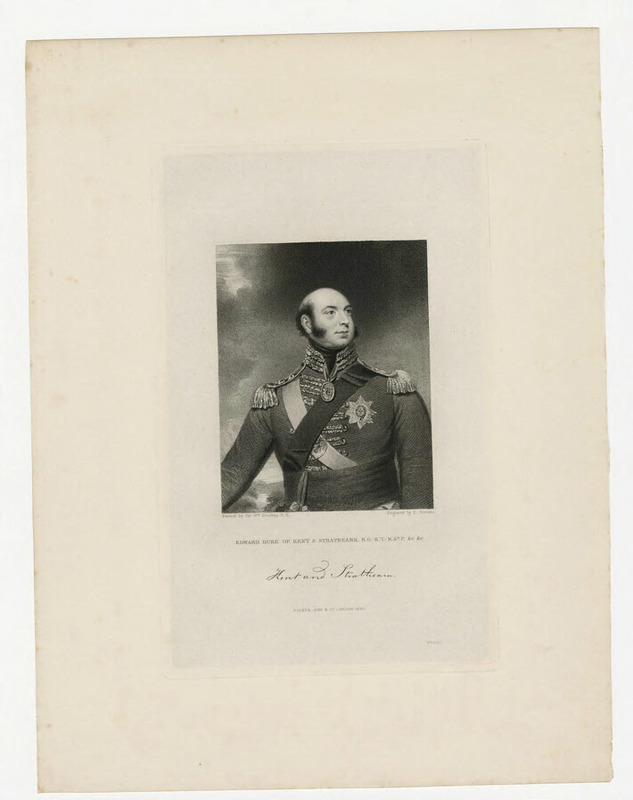 Portrait of Prince Edward, Duke of Kent and Strathearn
