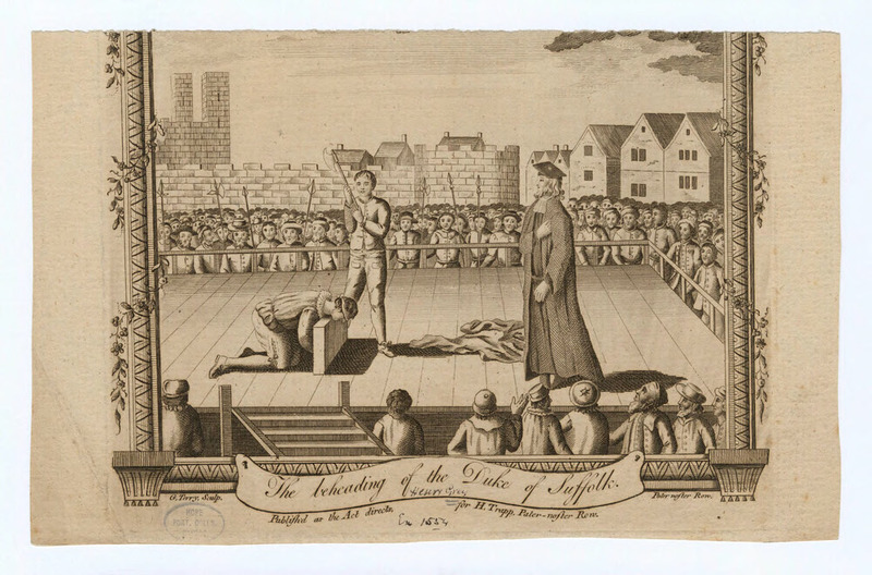The Beheading of Henry Grey, 1st Duke of Suffolk