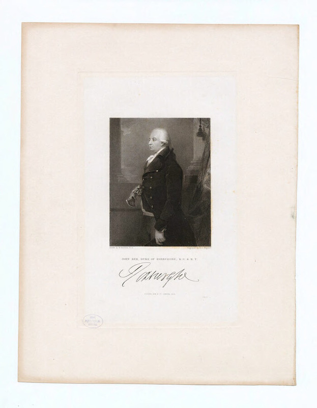 Portrait of Duke of Roxburghe