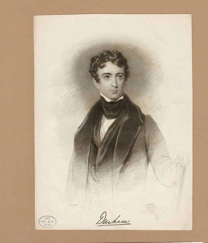 Portrait of John George Lambton, 1st Earl of Durham