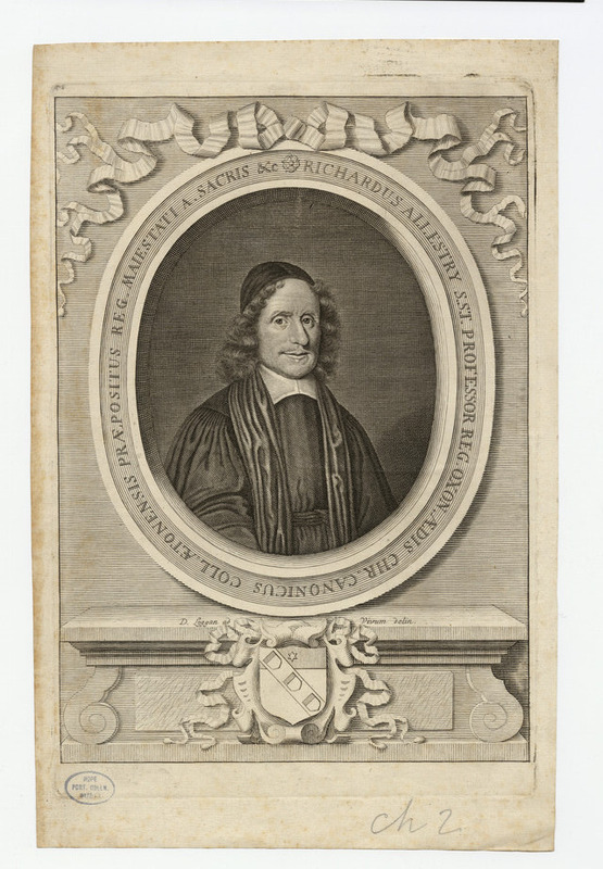 Portrait of Revd R Allestree