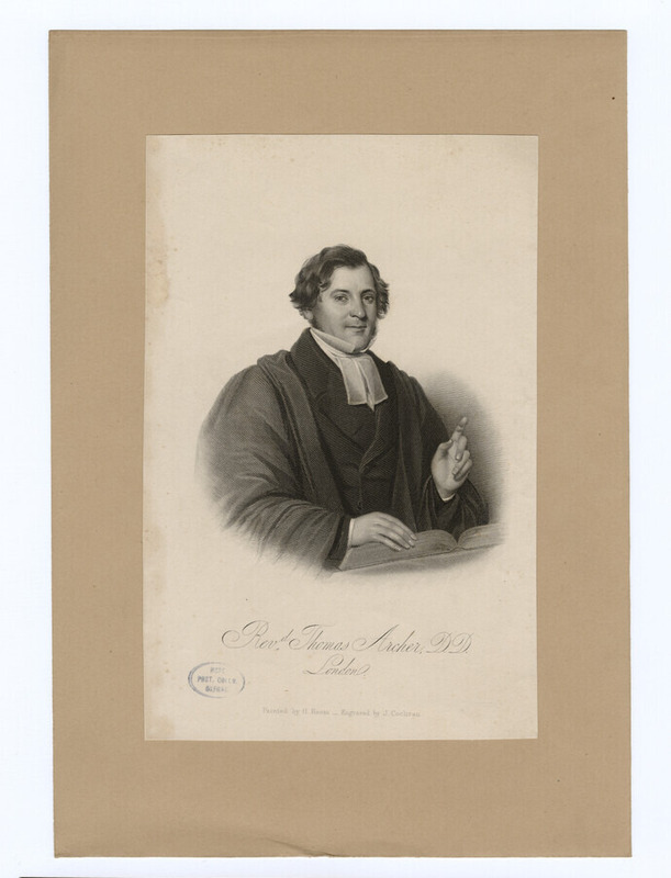 Portrait of T. Archer