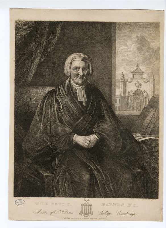 Portrait of the Revd Dr Francis Barnes