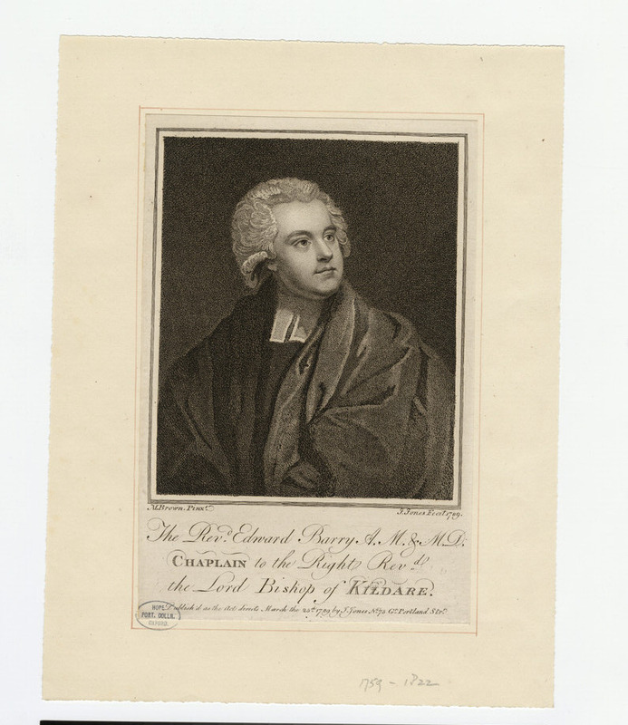 Portrait of Revd E. Barry