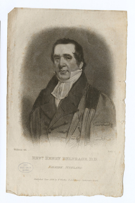Portrait of H. Belfrage