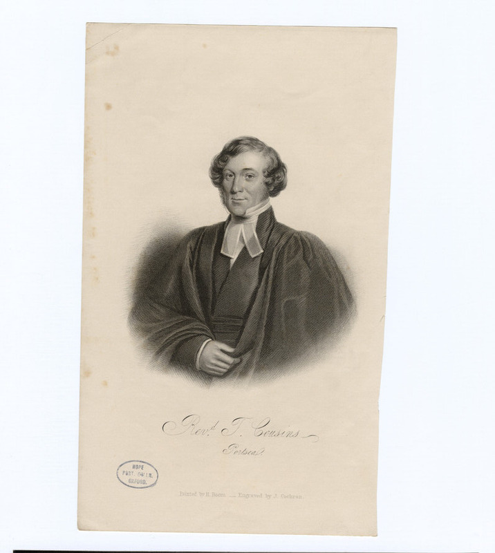 Portrait of T. Cousins
