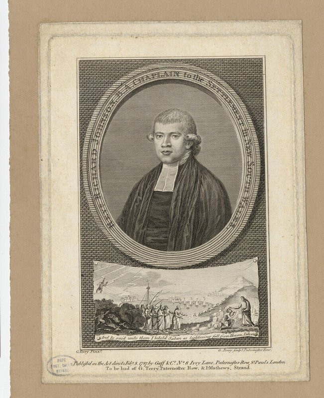 Portrait of Revd Richard Johnson